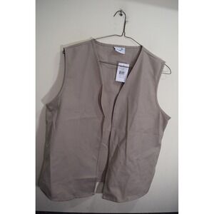 NWT Girl Scouts Official Cadette Senior Ambassador Vest Tan Size L